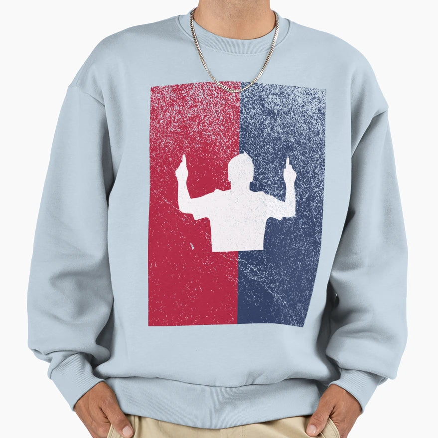 Football Player Art Gift Sweatshirt - Trendy Graphic for Adults - T-Shirt, Sweatshirt, Hoodie