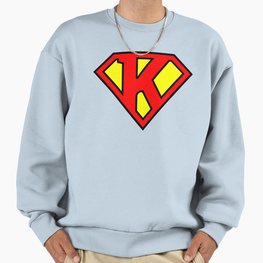 Letter K Super Letter Vol 1 Sweatshirt - Streetwear Style for Adults - T-Shirt, Sweatshirt, Hoodie