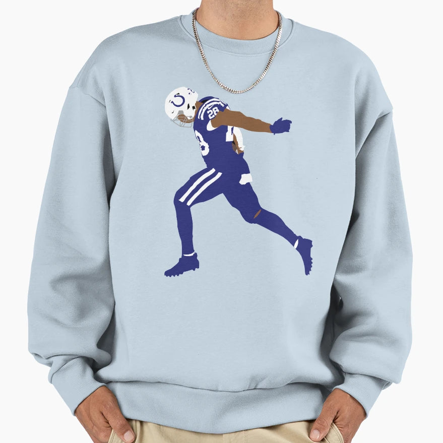 Jonathon Taylor Touchdown Sweatshirt - Streetwear Style Men Women - T-Shirt, Sweatshirt, Hoodie