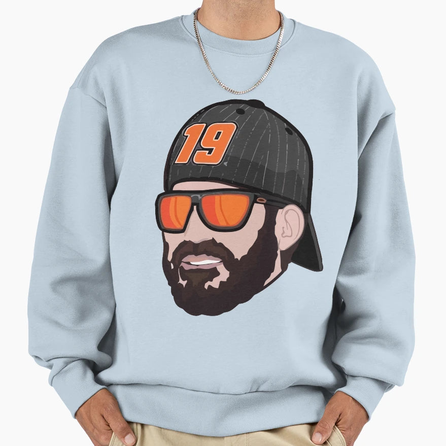 19 Jr Racer Sweatshirt - Aesthetic Graphic Men Women - T-Shirt, Sweatshirt, Hoodie