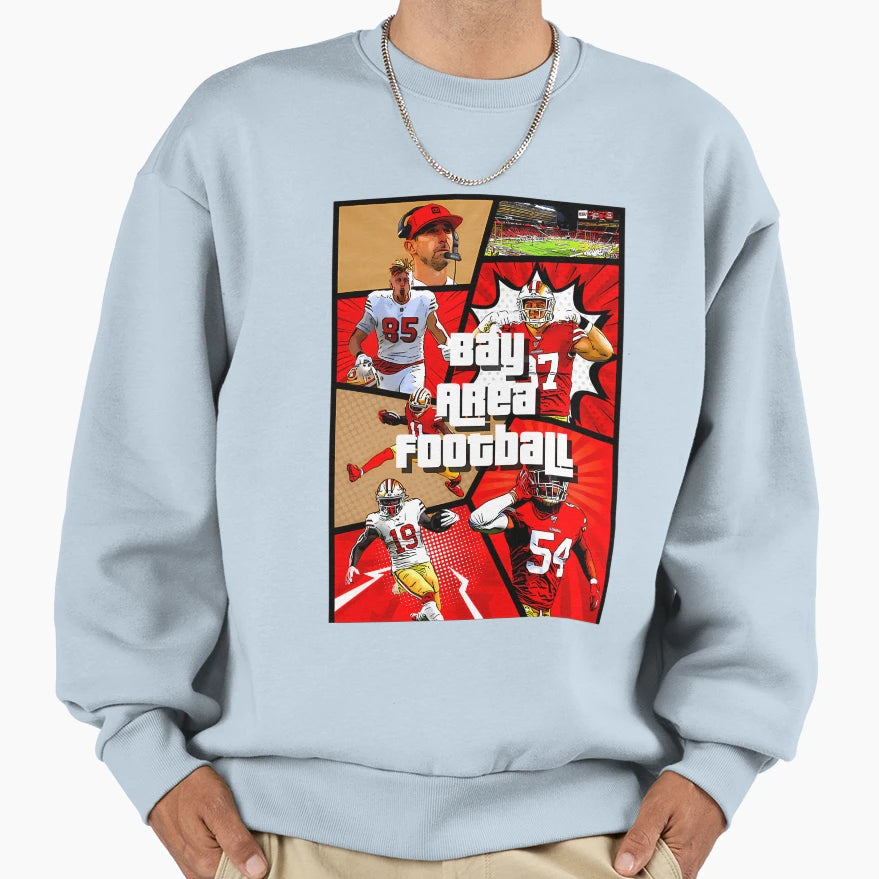 Bay Area Football Sweatshirt - Fun Novelty Design Unisex - T-Shirt, Sweatshirt, Hoodie