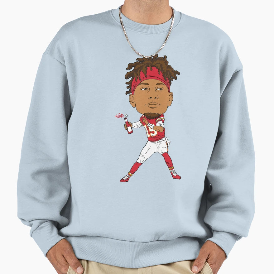 Quarterback Ketchup Kansas City Sweatshirt - Unique Graphic for Adults - T-Shirt, Sweatshirt, Hoodie