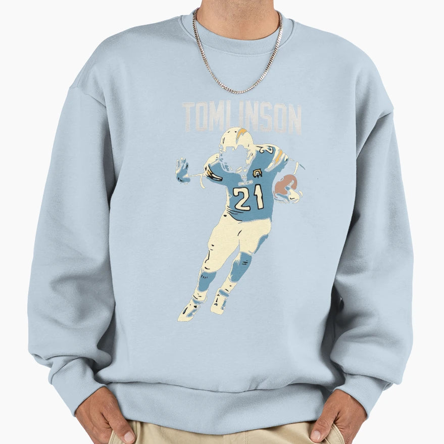 Ladainian Tomlinson 21 Art Sweatshirt - Streetwear Style Unisex - T-Shirt, Sweatshirt, Hoodie