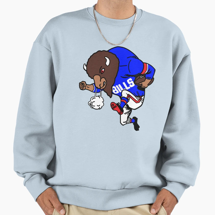 Buffalo Football Sweatshirt - Fun Novelty Design Unisex - T-Shirt, Sweatshirt, Hoodie