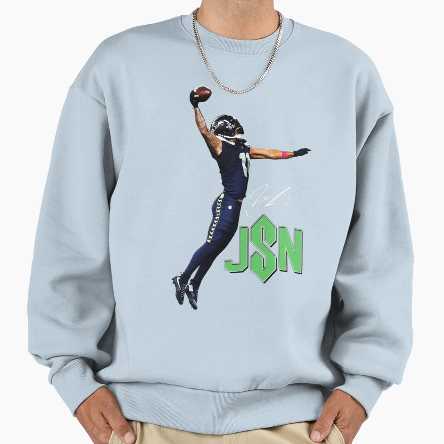 Seahawks Jaxon Smith Njigba Sweatshirt - Fun Novelty Design Unisex - T-Shirt, Sweatshirt, Hoodie