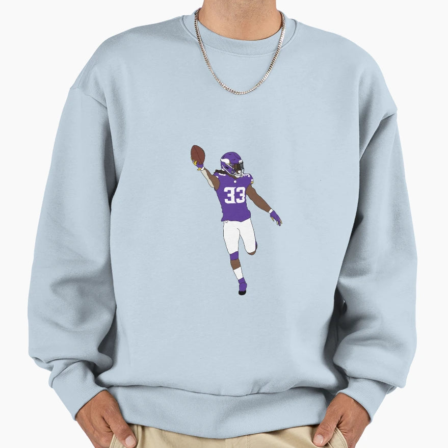 Minnesota Vikings Dalvin Cook Sweatshirt - Casual Everyday Wear Unisex - T-Shirt, Sweatshirt, Hoodie