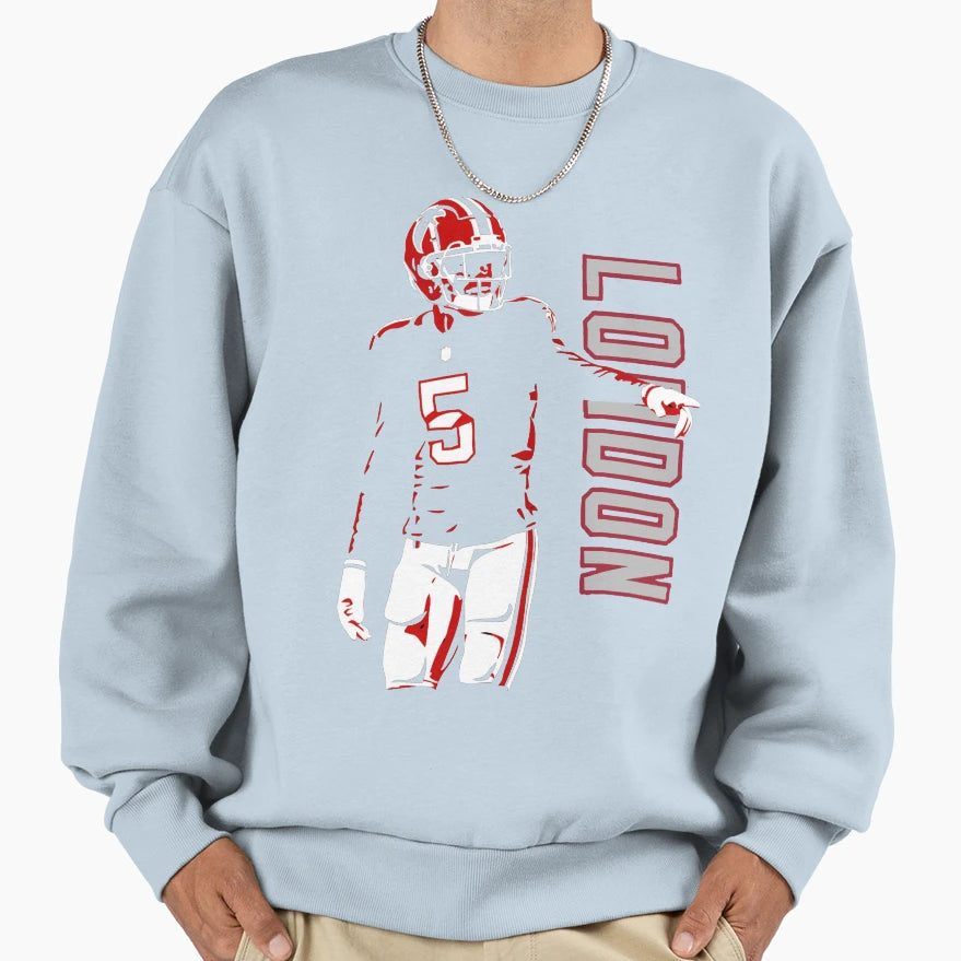 Drake London 5 Atlanta Football Sweatshirt - Streetwear Style Men Women - T-Shirt, Sweatshirt, Hoodie
