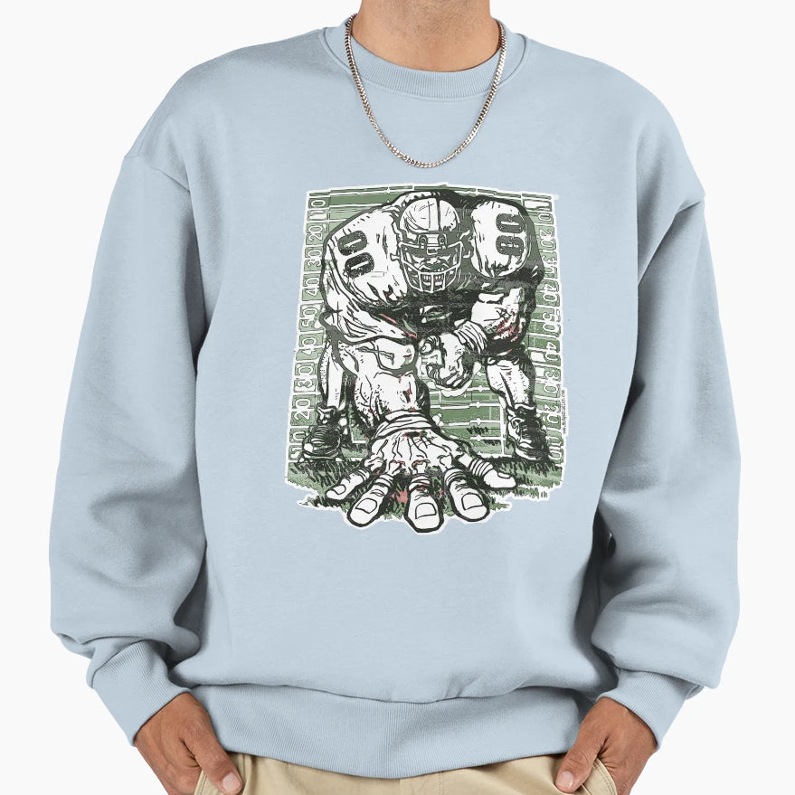 Gridiron Football 3 Point Stance Sweatshirt - Novelty Apparel for Adults - T-Shirt, Sweatshirt, Hoodie