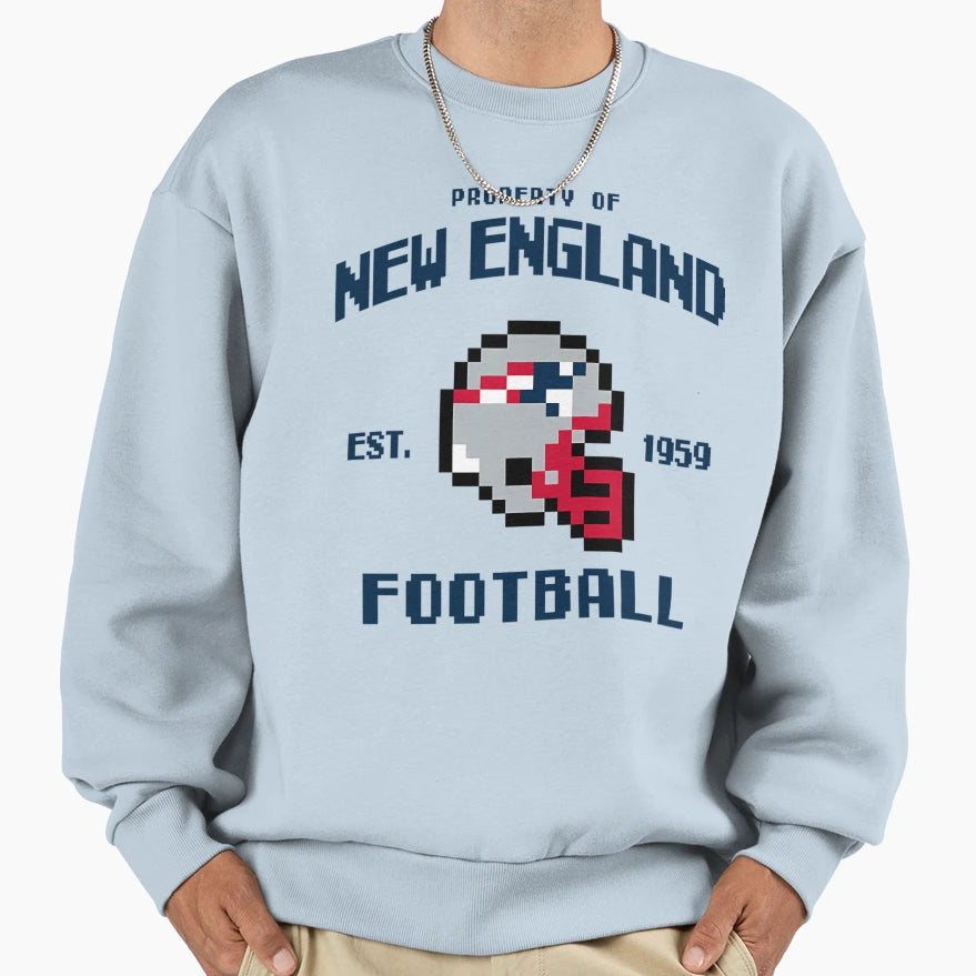 Property New England Patriots Football Sweatshirt - Trendy Graphic Unisex - T-Shirt, Sweatshirt, Hoodie