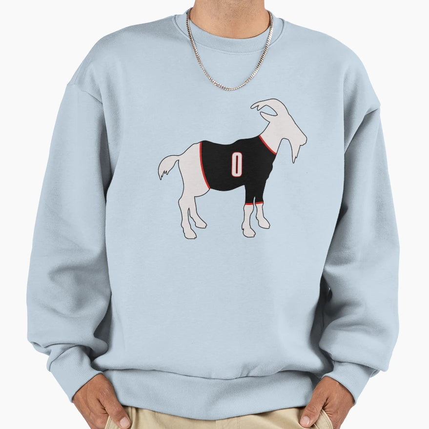 Damian Lillard Goat Sweatshirt - Trendy Graphic Men Women - T-Shirt, Sweatshirt, Hoodie