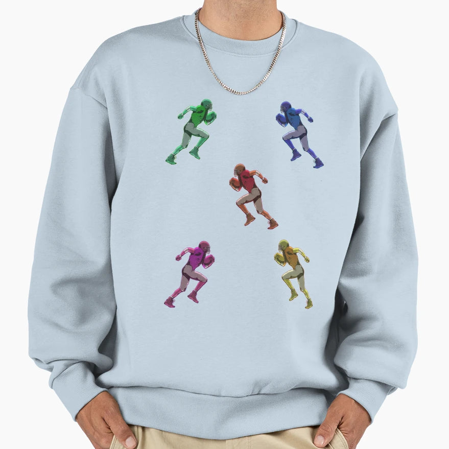 Football Players Sweatshirt - Fun Novelty Design Unisex - T-Shirt, Sweatshirt, Hoodie