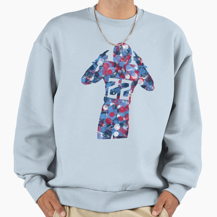 Splatter Henry Sweatshirt - Unique Graphic for Adults - T-Shirt, Sweatshirt, Hoodie