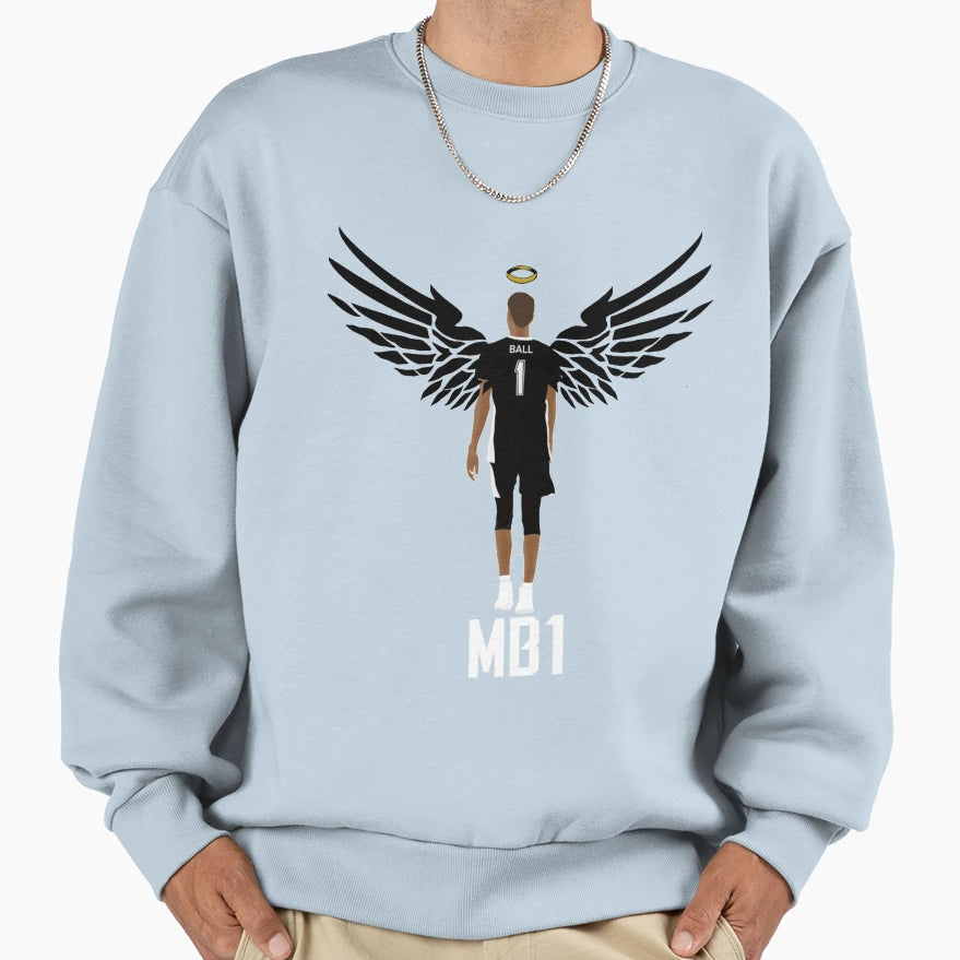 Lamelo Ball Mb1 Melo Ball Relaxed Sweatshirt - Aesthetic Graphic Men Women - T-Shirt, Sweatshirt, Hoodie