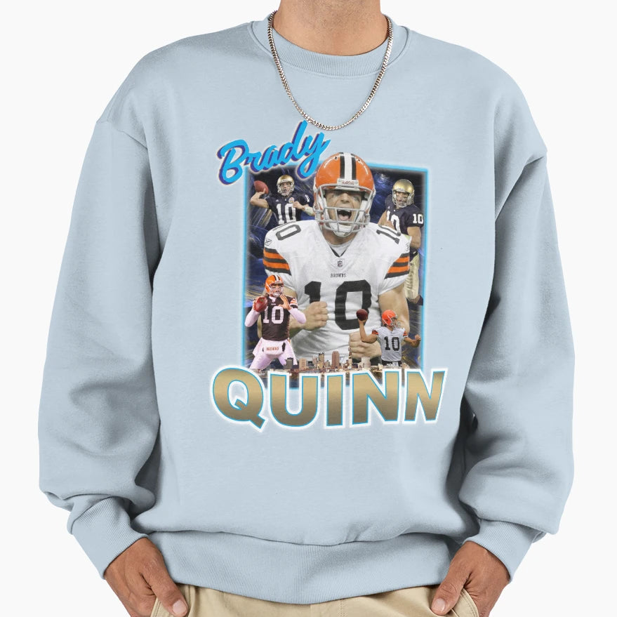 Brady Quinn Sweatshirt - Streetwear Style Men Women - T-Shirt, Sweatshirt, Hoodie