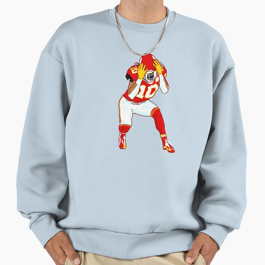 Isiah Pacheco 10 Kc Chiefs Sweatshirt - Aesthetic Graphic for Adults - T-Shirt, Sweatshirt, Hoodie