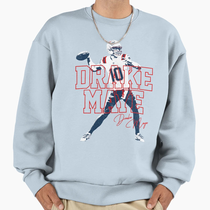 Drake Maye Variant Sweatshirt - Streetwear Style Unisex - T-Shirt, Sweatshirt, Hoodie