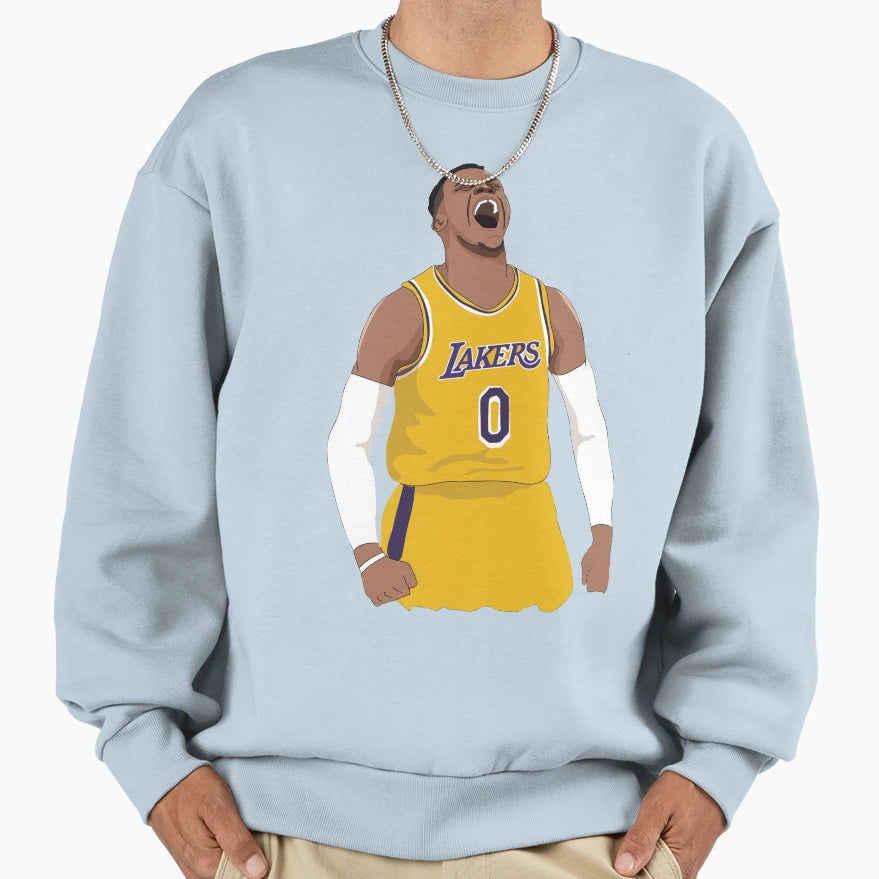 Russell Westbrook Baskeball New Sweatshirt - Fun Novelty Design for Adults - T-Shirt, Sweatshirt, Hoodie