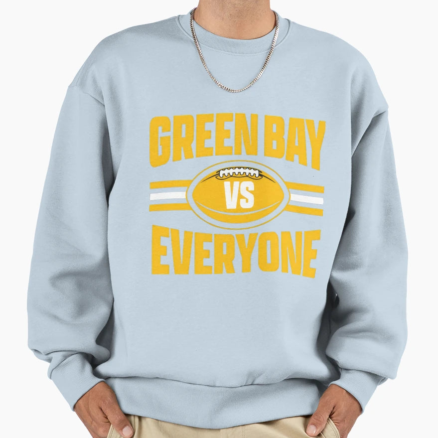 Art Green Bay Packers Sweatshirt - Minimalist Print for Adults - T-Shirt, Sweatshirt, Hoodie