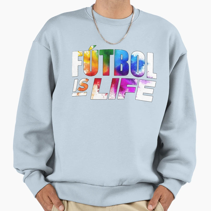 Best Things Futbol Old Sweatshirt - Casual Everyday Wear Men Women - T-Shirt, Sweatshirt, Hoodie
