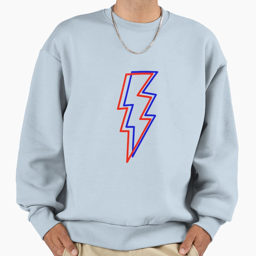 Lightning Bolt Sweatshirt - Unique Graphic Unisex - T-Shirt, Sweatshirt, Hoodie