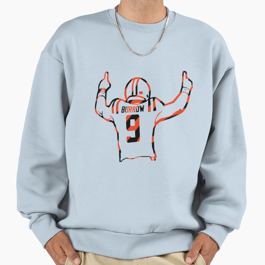 Burrow 9 New Sweatshirt - Unique Graphic Unisex - T-Shirt, Sweatshirt, Hoodie