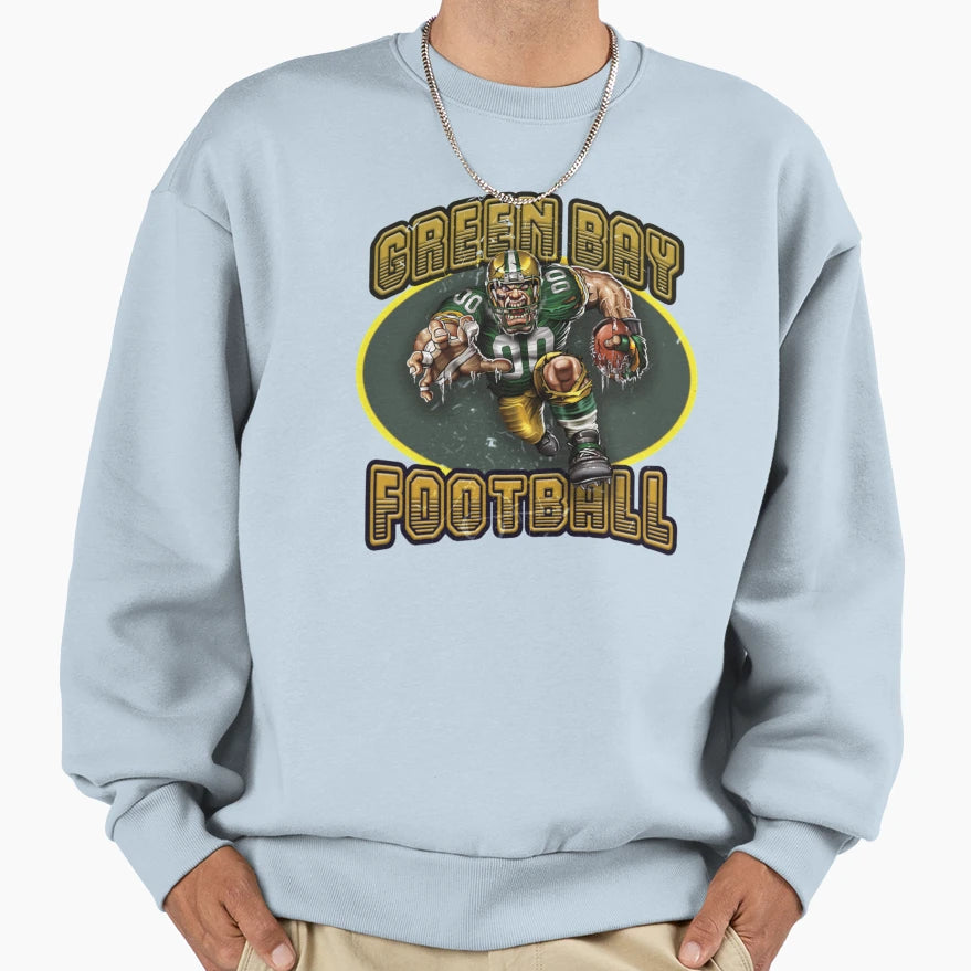 Green Bay Football Detroit Sweatshirt - Casual Everyday Wear for Adults - T-Shirt, Sweatshirt, Hoodie