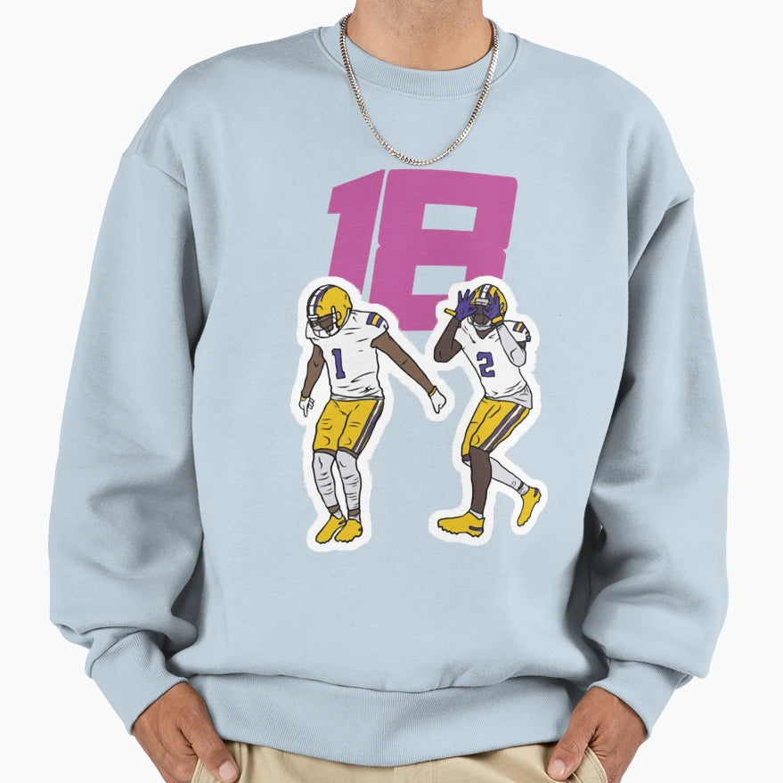 Griddy Duo Sweatshirt - Casual Everyday Wear Unisex - T-Shirt, Sweatshirt, Hoodie