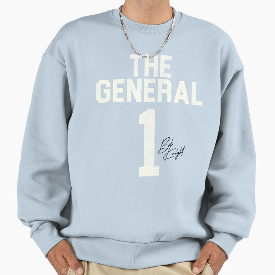 General Jersey Bobby Knight Sweatshirt - Fun Novelty Design Unisex - T-Shirt, Sweatshirt, Hoodie