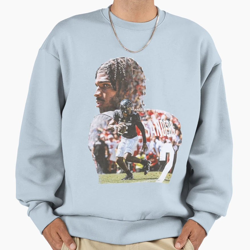 Sheduer Sanders Sweatshirt - Minimalist Print Men Women - T-Shirt, Sweatshirt, Hoodie