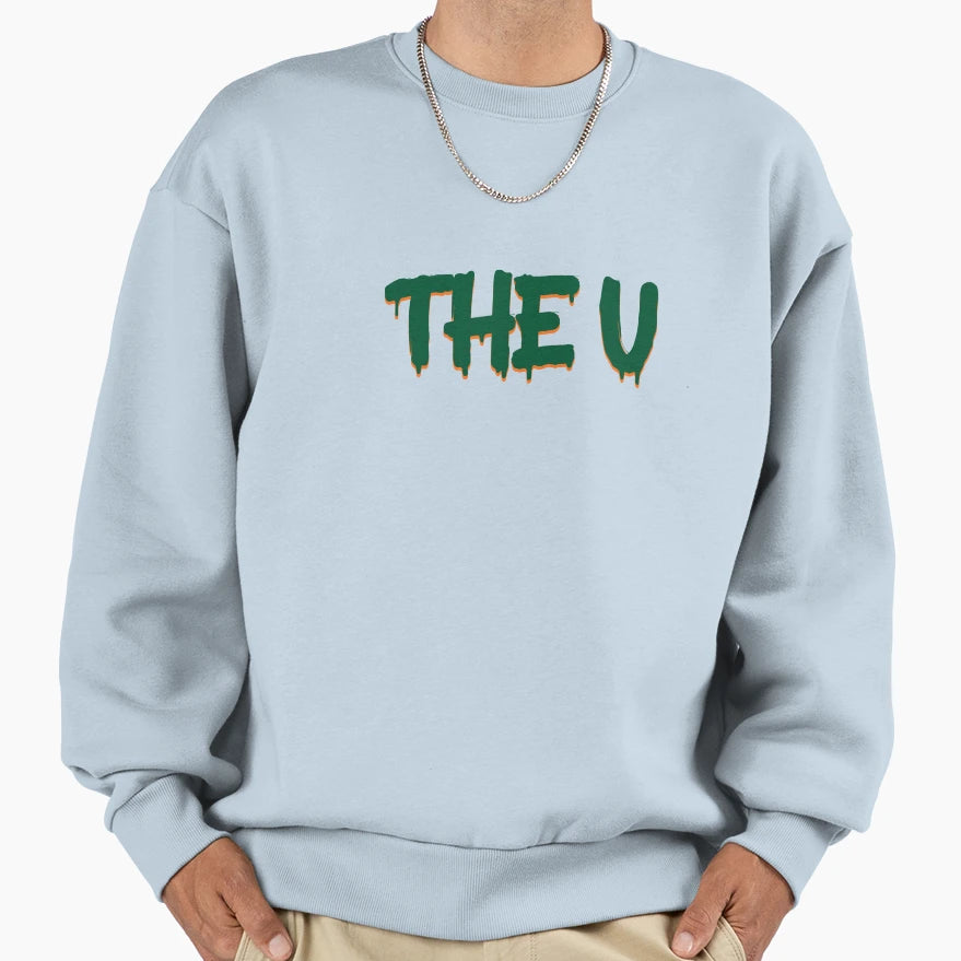 University Miami Sweatshirt - Custom Art Print for Adults - T-Shirt, Sweatshirt, Hoodie