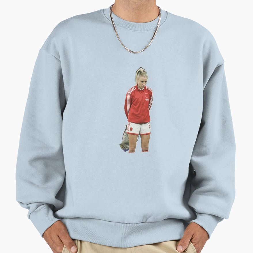 Captain Leah Williamson Sweatshirt - Minimalist Print Men Women - T-Shirt, Sweatshirt, Hoodie
