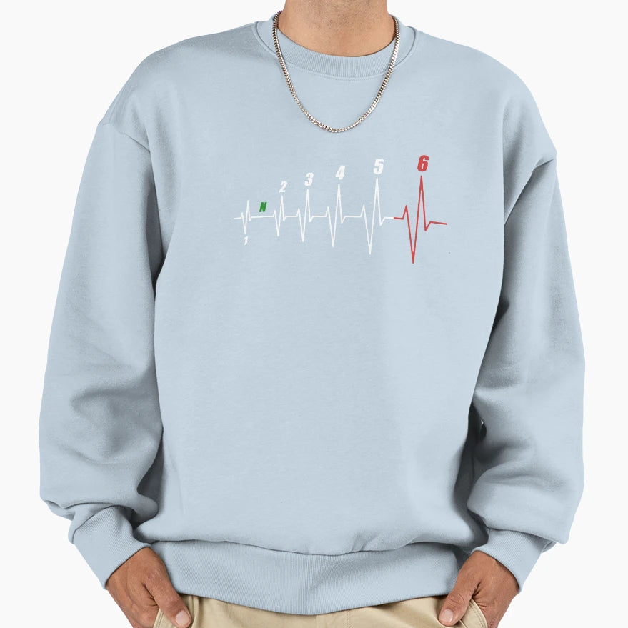 Heartbeat Sweatshirt - Custom Art Print for Adults - T-Shirt, Sweatshirt, Hoodie