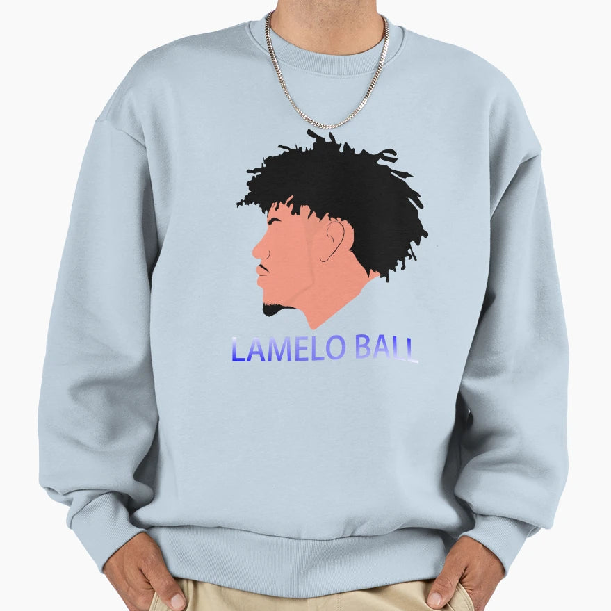 Lamelo Ball Illustration Sweatshirt - Unique Graphic for Adults - T-Shirt, Sweatshirt, Hoodie