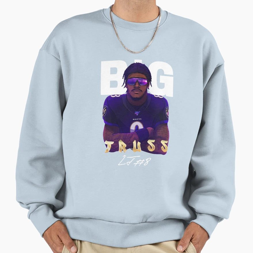 Denuitee Mark Ingram Bigr Ss Signature Sweatshirt - Trendy Graphic Unisex - T-Shirt, Sweatshirt, Hoodie