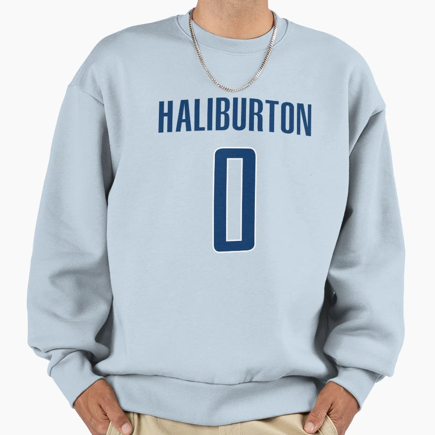 Tyrese Haliburton 0 Pacers Sweatshirt - Minimalist Print Men Women - T-Shirt, Sweatshirt, Hoodie