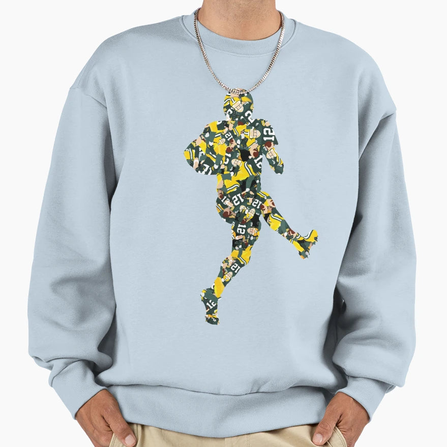Green Bay Quarterback Sweatshirt - Unique Graphic for Adults - T-Shirt, Sweatshirt, Hoodie
