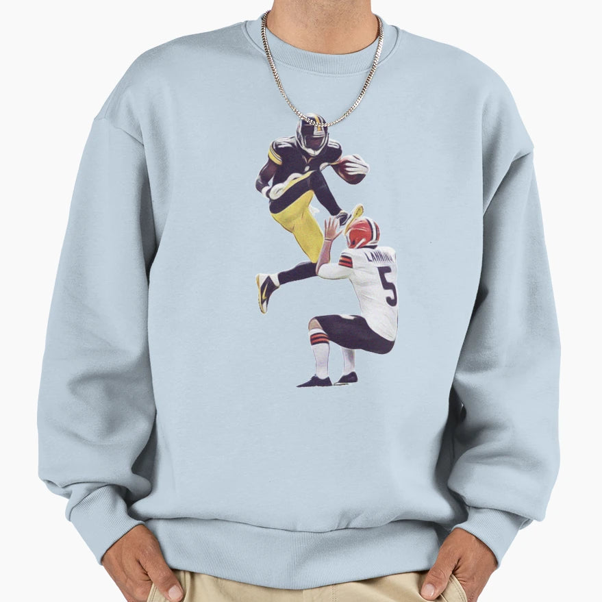 Antonio Brown Kicks Punter Sweatshirt - Trendy Graphic Men Women - T-Shirt, Sweatshirt, Hoodie