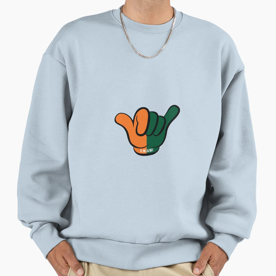 U Miami Sweatshirt - Minimalist Print Men Women - T-Shirt, Sweatshirt, Hoodie