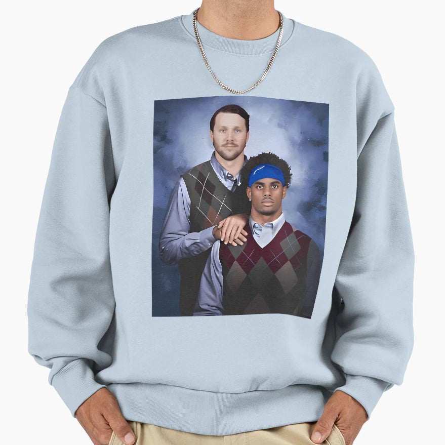 JA JA Keon Coleman Step Brothers Sweatshirt - Custom Art Print for Adults - T-Shirt, Sweatshirt, Hoodie