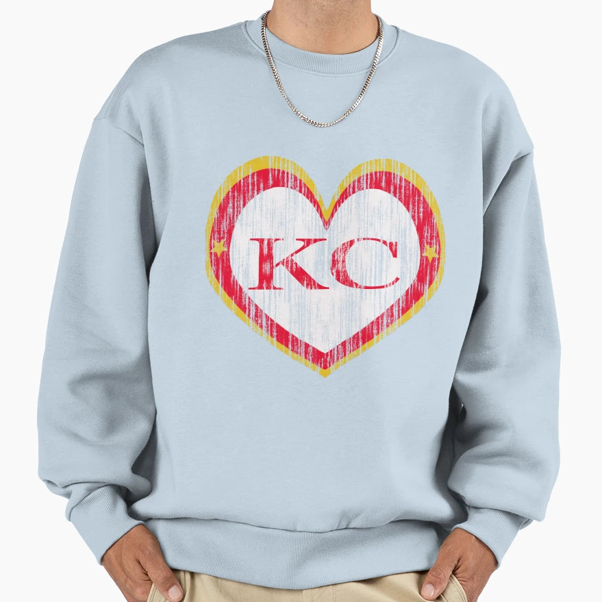 Love Kansas City Sweatshirt - Minimalist Print for Adults - T-Shirt, Sweatshirt, Hoodie