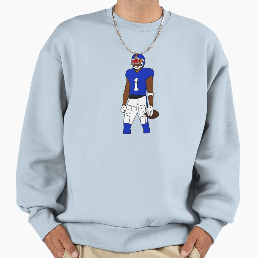 Malik Nabers Sweatshirt - Unique Graphic for Adults - T-Shirt, Sweatshirt, Hoodie