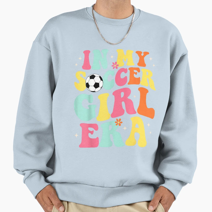 My Soccer Era Groovy Soccer Sweatshirt - Graphic Print for Adults - T-Shirt, Sweatshirt, Hoodie