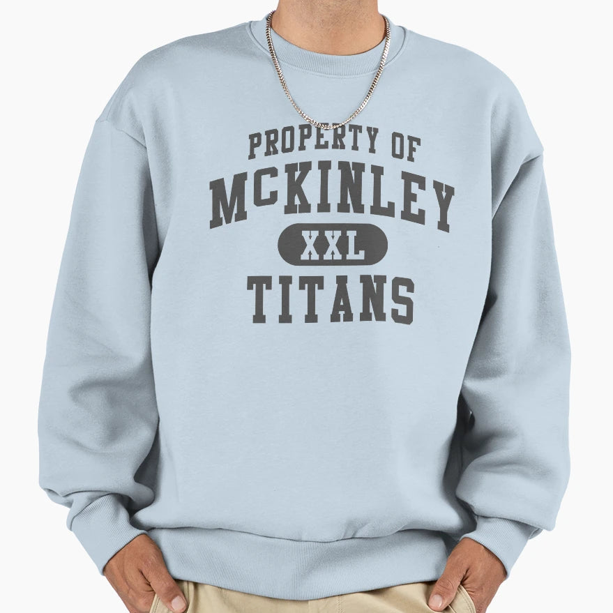 Glee Mckinley Titans Grey Sweatshirt - Streetwear Style for Adults - T-Shirt, Sweatshirt, Hoodie