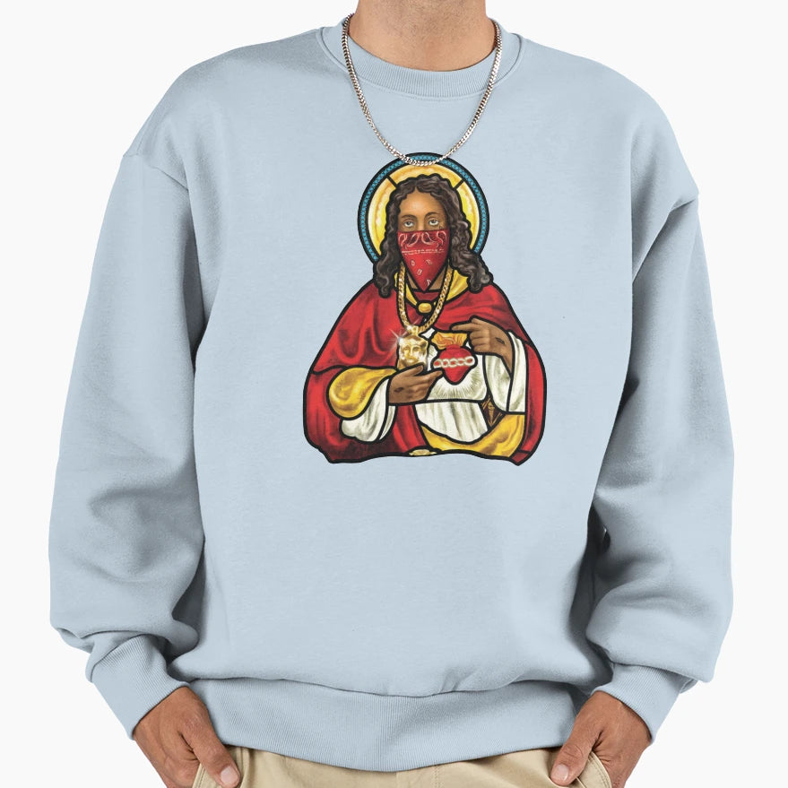 Gangster Jesus Game Sweatshirt - Trendy Graphic Unisex - T-Shirt, Sweatshirt, Hoodie