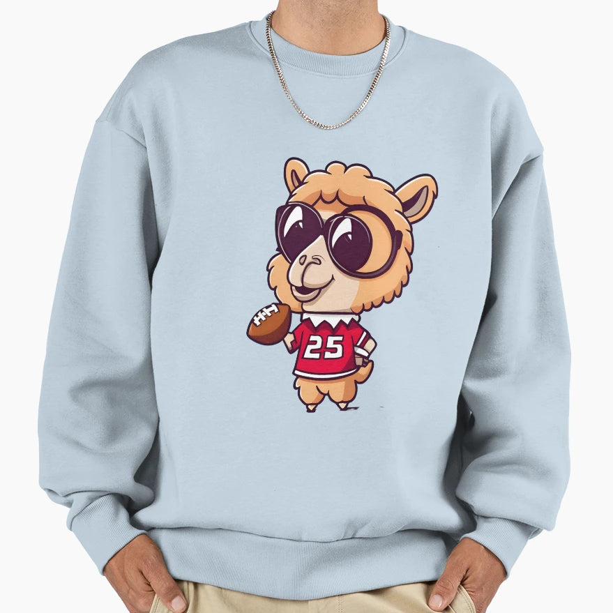 Llama Sweatshirt - Trendy Graphic for Adults - T-Shirt, Sweatshirt, Hoodie