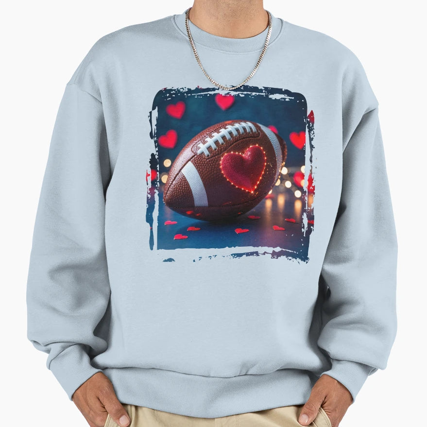Happy Valentines Day Love And Sweatshirt - Minimalist Print Men Women - T-Shirt, Sweatshirt, Hoodie