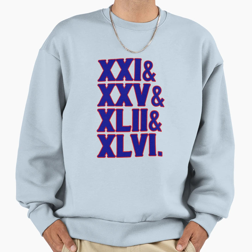 Nyg Championship Wins And T-Shirt - Minimalist Print Men Women - T-Shirt, Sweatshirt, Hoodie
