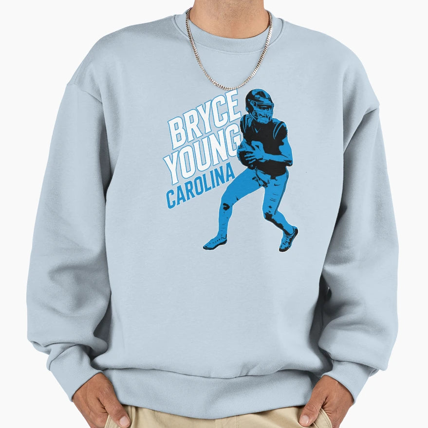 Bryce Young Carolina Panthers Sweatshirt - Casual Everyday Wear for Adults - T-Shirt, Sweatshirt, Hoodie
