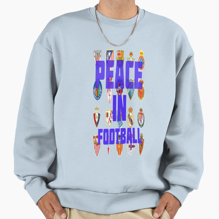 Peace Football Sweatshirt - Trendy Graphic for Adults - T-Shirt, Sweatshirt, Hoodie