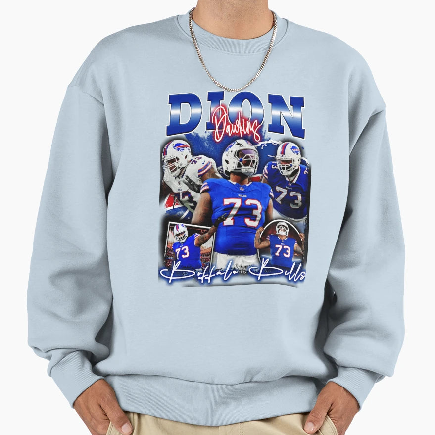 Dion Dawkins Sweatshirt - Custom Art Print for Adults - T-Shirt, Sweatshirt, Hoodie